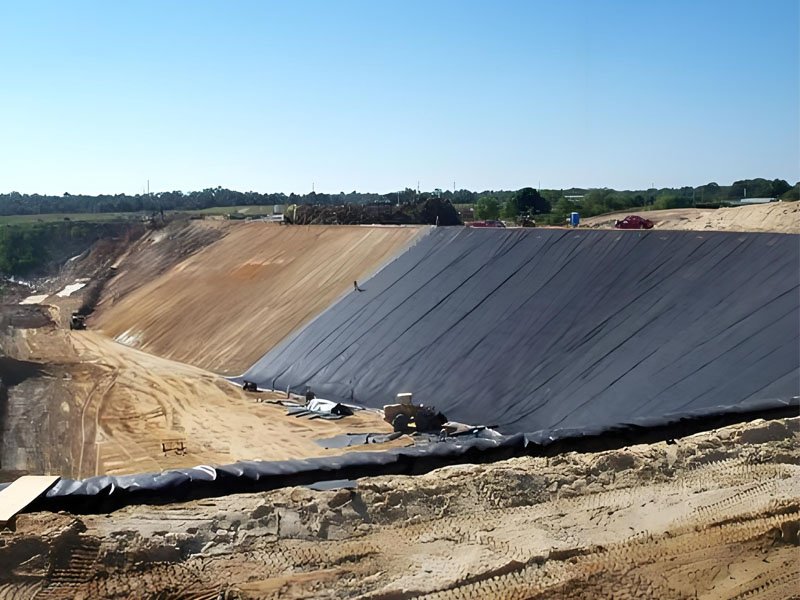 Revêtement Géomembrane en Plastique HDPE Pour l'exploitation Minière