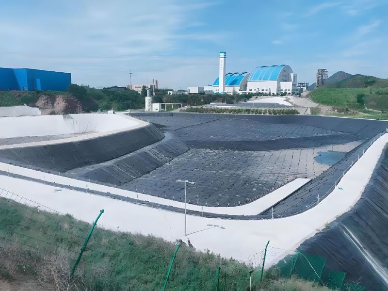 Revêtement D'étang En PEHD de Bassin de Déchets de Décharge de Barrage Liner 1mm 2mm