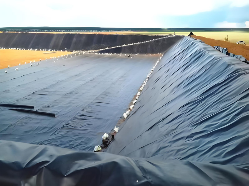 Revêtement Géomembrane HDPE Pour Bassin de Trempage en tas