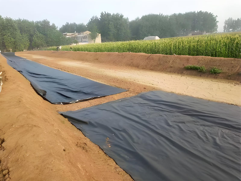 Revêtement d'étang en plastique de 1,5 mm pour l'exploitation minière