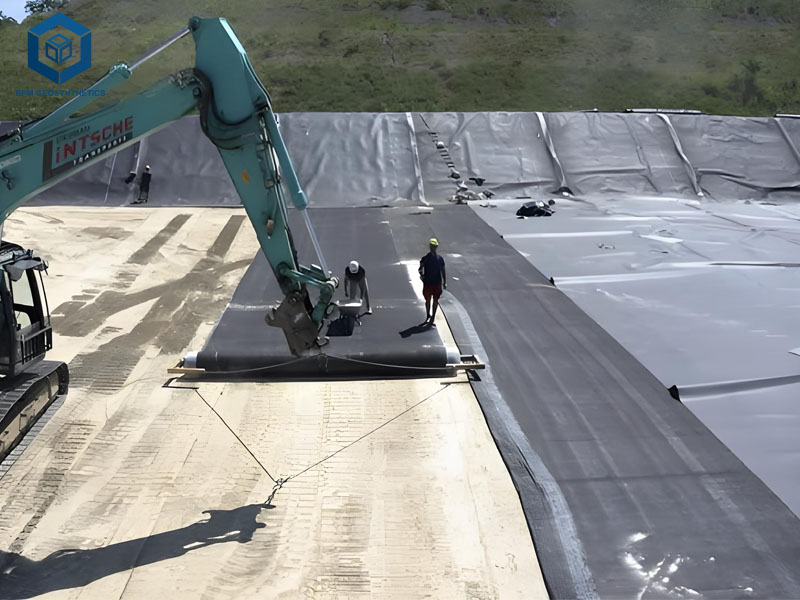HDPE Géomembrane pour le Projet Minier