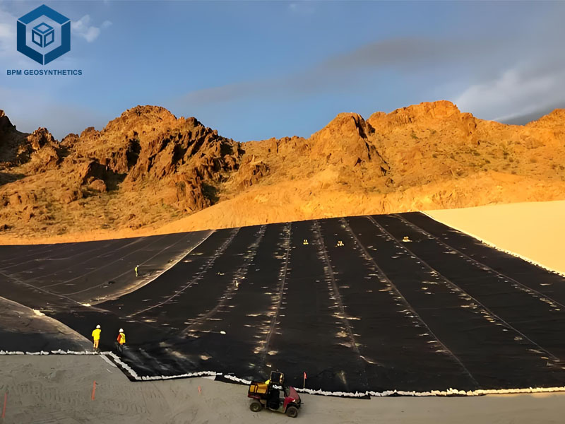 Géomembrane HDPE pour Décharge de Mine