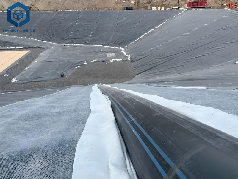 Revêtement Géomembrane étang Imperméable pour la Protection du sol