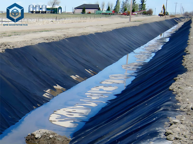 Tapis de Bassin HDPE Extérieur pour Décharges