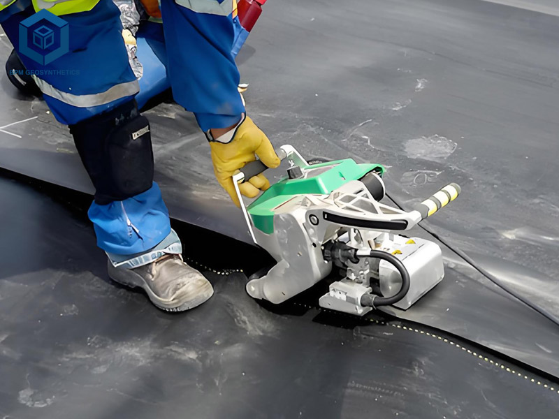 Hot Wedge Welder for Geomembrane Installation
