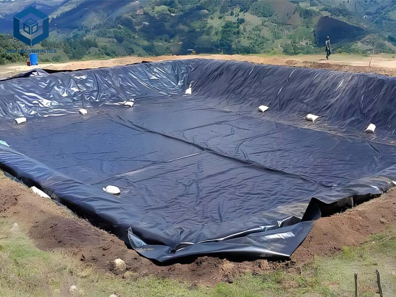 Géomembrane pour Revêtement de Canaux en Agriculture