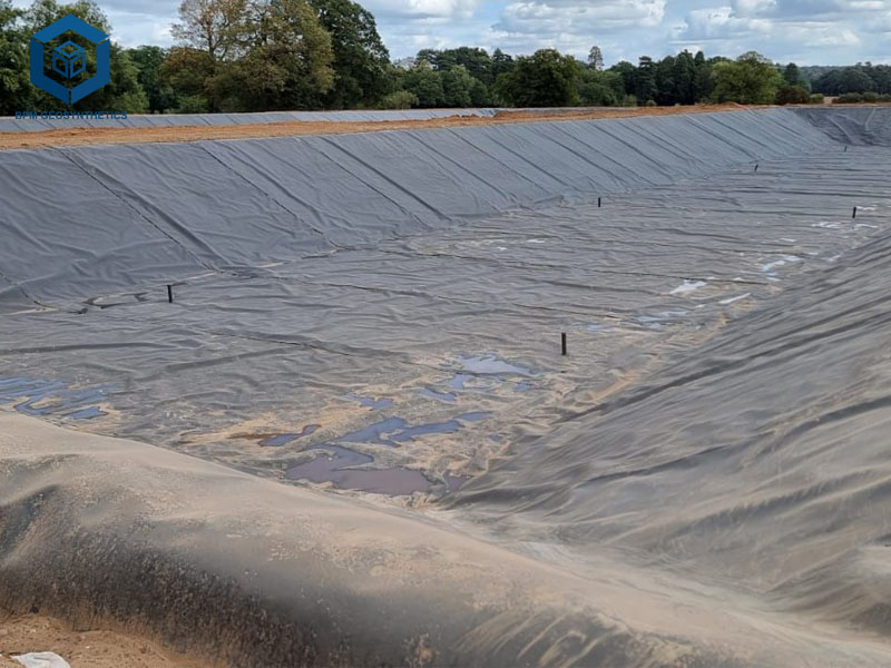 Géomembrane pour Décharge pour le Stockage d’Eau de Bassin