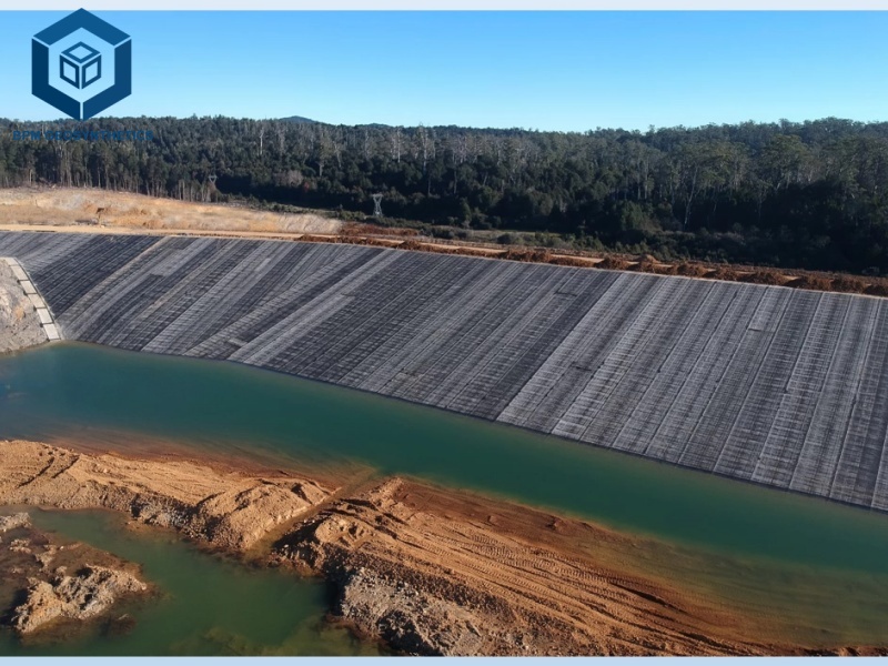 Revêtement de membrane en PEHD pour projet minier