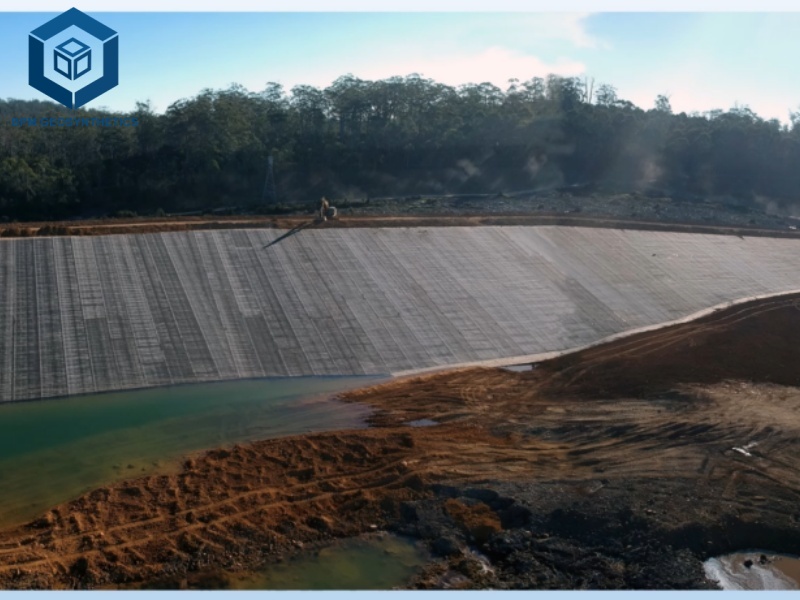 Géomembrane de 1 mm et 2 mm pour l'exploitation minière