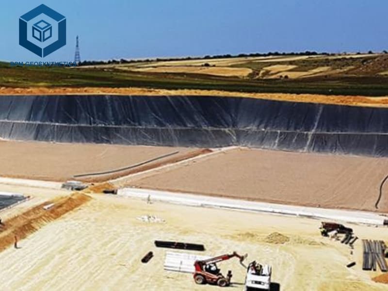 Géomembranes En Polyéthylène Haute Densité pour Confinement des Déchets