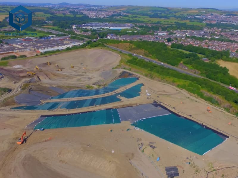 BPM Géomembrane De Fond D'un Centre D'enfouissement Technique
