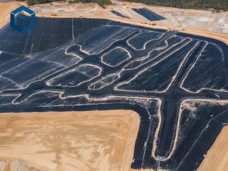 Géomembrane PEHD Anti Fuite Pour Mines