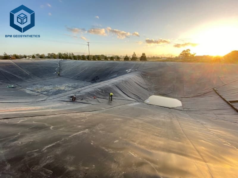 Géomembrane PVC 30 mil d’Étanchéité pour Barrage Hydraulique