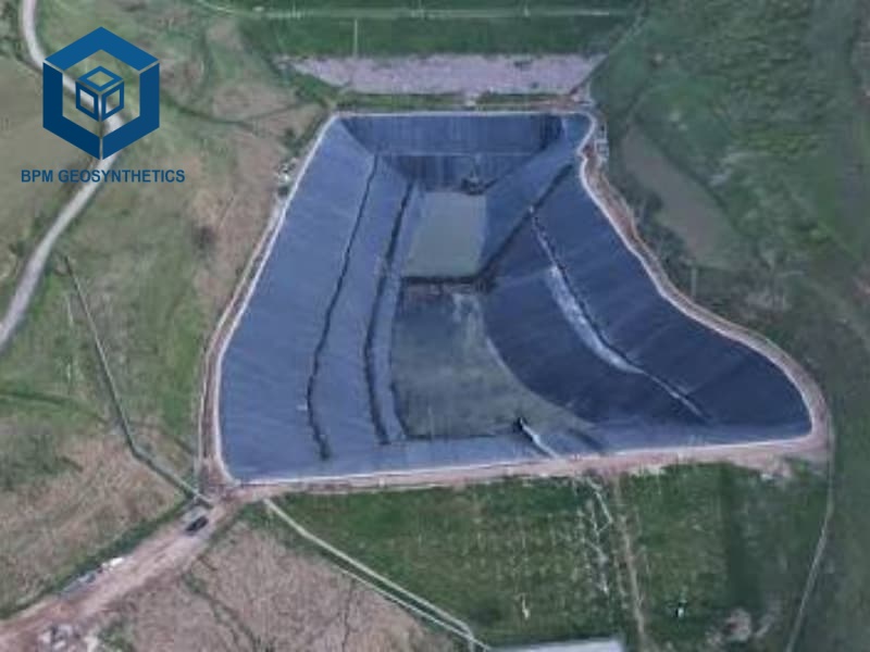 Bâches De Bassin Sur Mesure Géomembrane pour Bassins d'Irrigation Étanche Haute Résistance