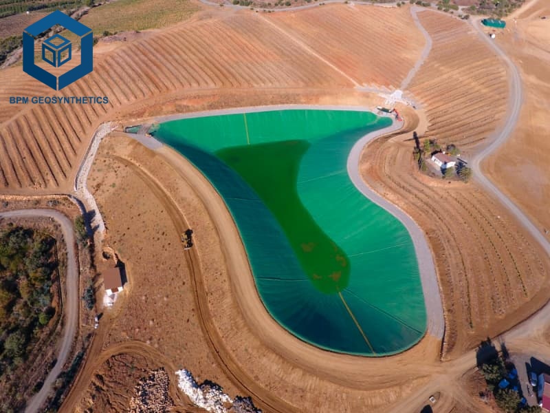 Doublures En PVC De 40 mil Géomembrane HDPE pour l’Imperméabilisation