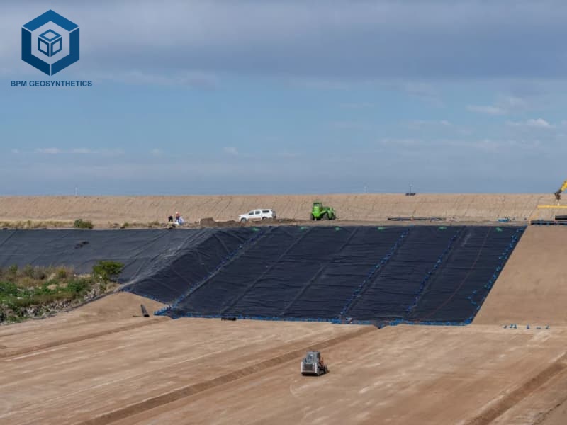 Géomembrane pour le Bâches De Bassin En PVC Noir